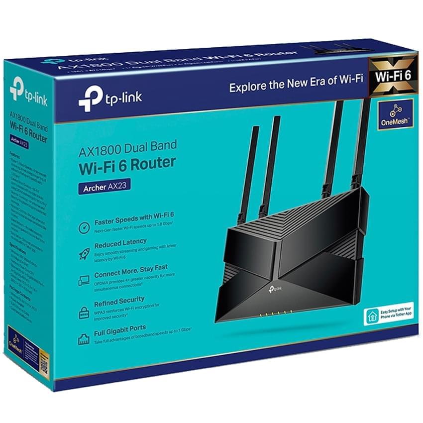 Router Tp-Link Archer Ax23 Ax1800 Gigabit 4 Antenas Wifi 6